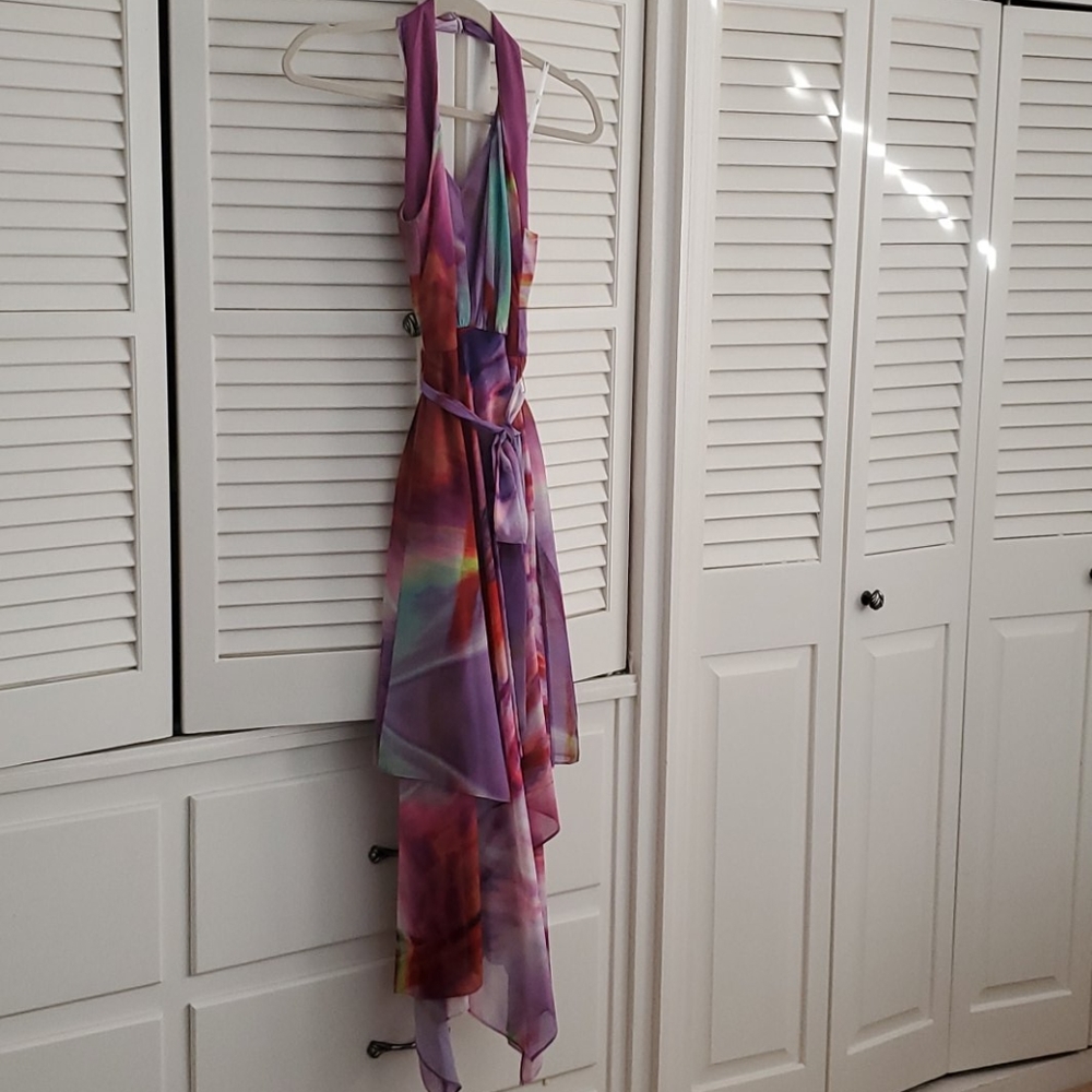 Multicolor cocktail dress